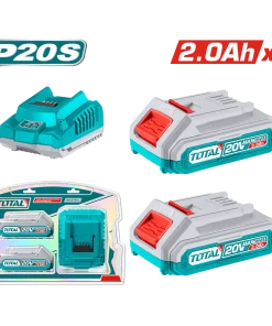 Starter Kit 2 Batterie 20V 2Ah + Caricabatterie 2A